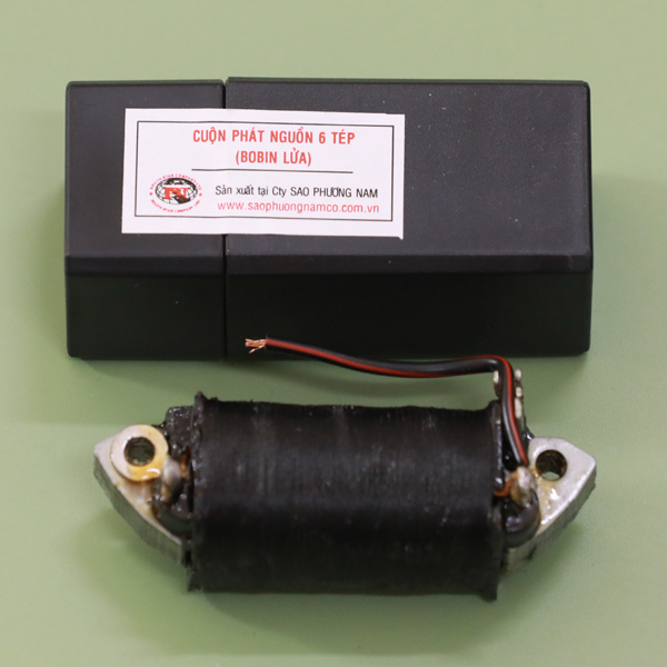 Bô bin lửa 6tép (đen); Mã số: PN002